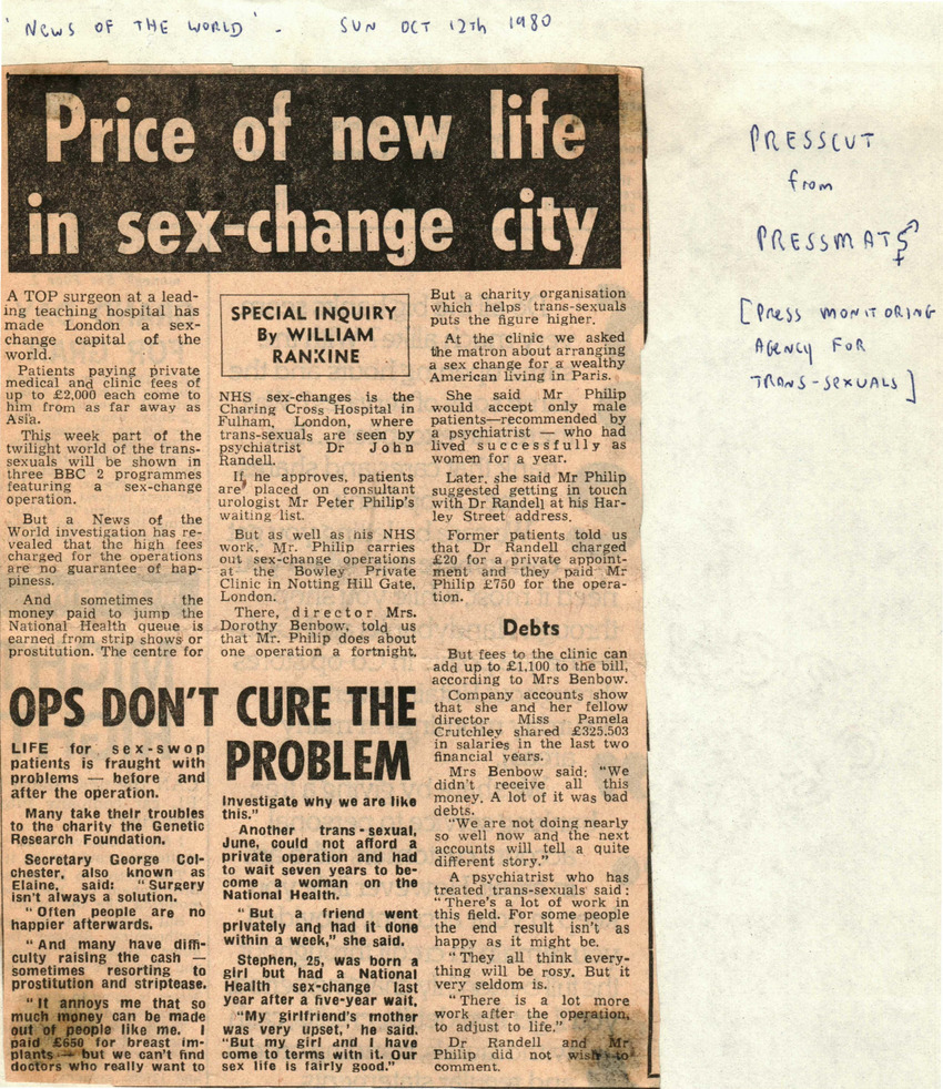 Download the full-sized PDF of Price of New Life in Sex-Change City
