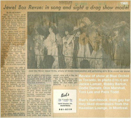 Download the full-sized image of Jewel Box Revue: in song and sight a drag show model