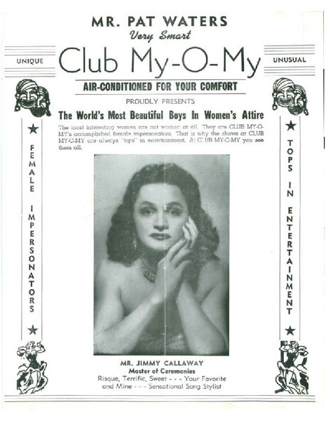 Download the full-sized image of Mr. Pat Waters Very Smart Club My-O-My Proudly Presents The World's Most Beautiful Boys in Women's Attire (1954) 