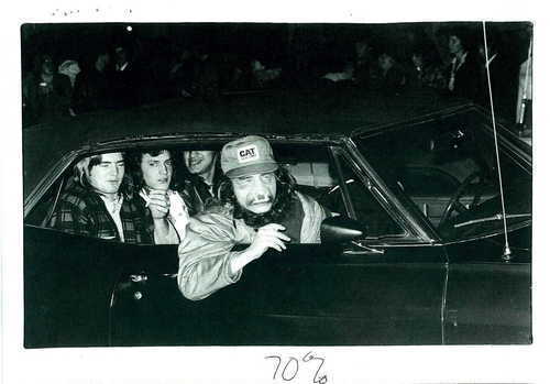 Download the full-sized image of People in a Car During Halloween Riots