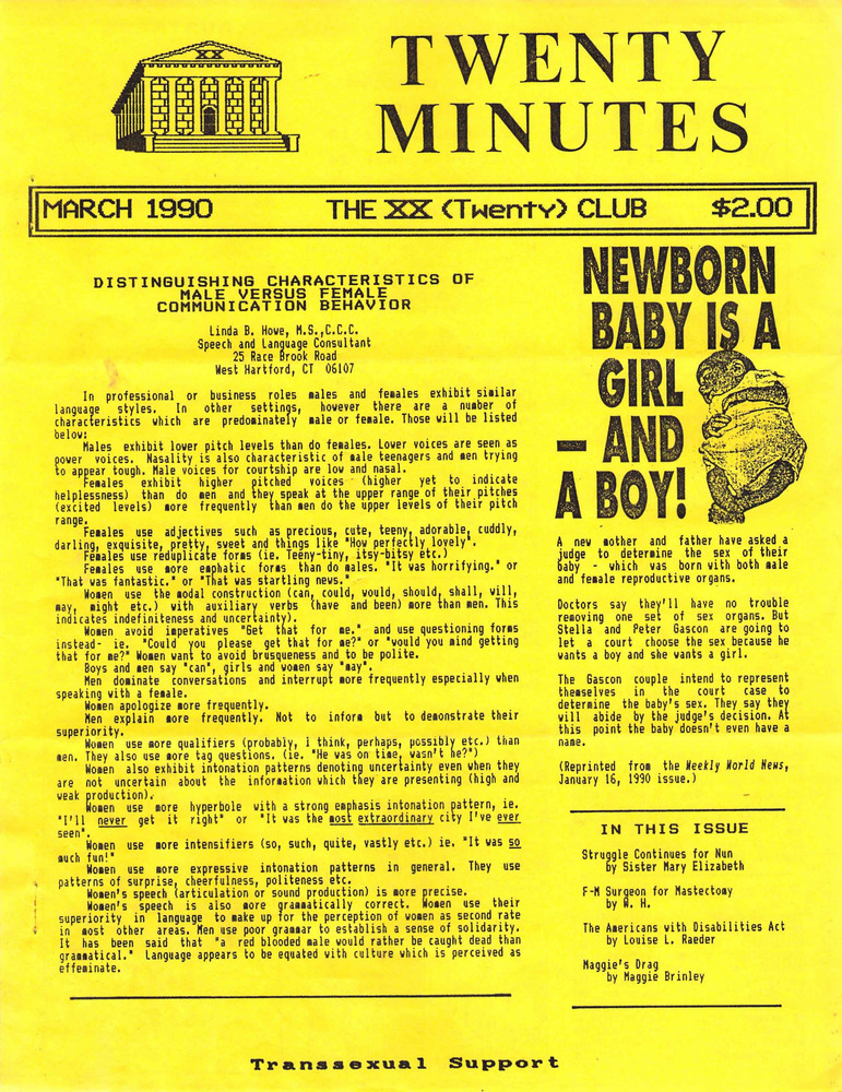 Download the full-sized PDF of Twenty Minutes (March, 1990)