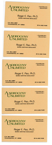 Download the full-sized image of Set of Roger E. Peo Business Cards
