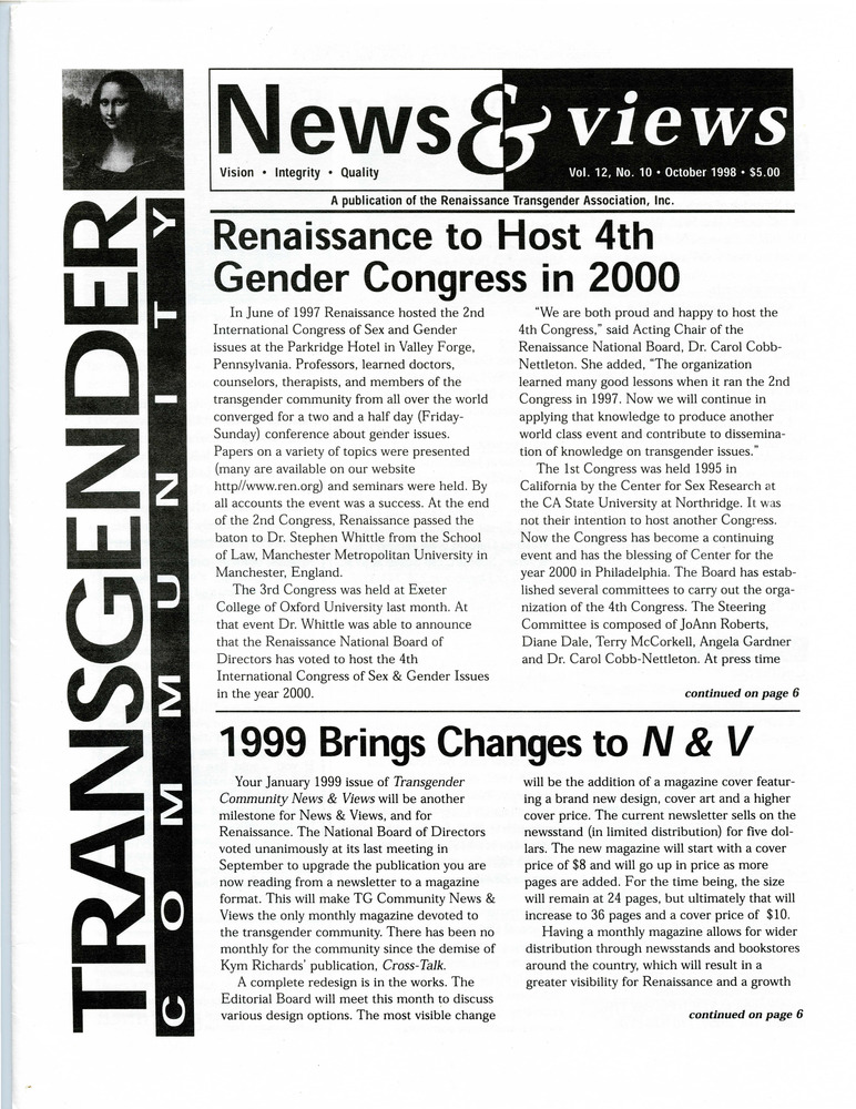 Download the full-sized PDF of Transgender Community News & Views, Vol. 12 No. 10 (October 1988)