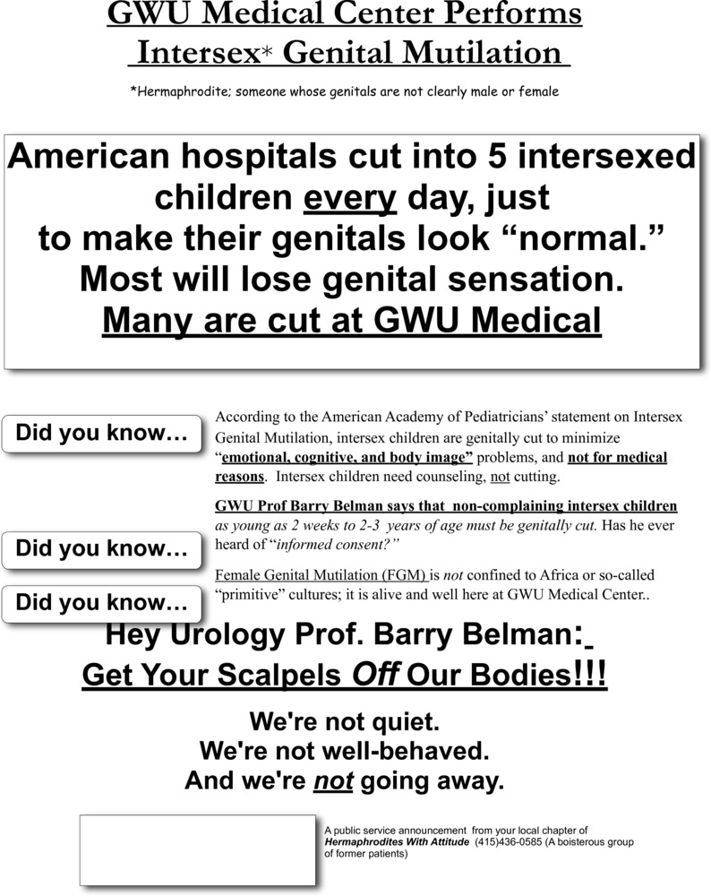 Download the full-sized PDF of GWU Medical Center Performs Intersex Genital Mutilation Flyer