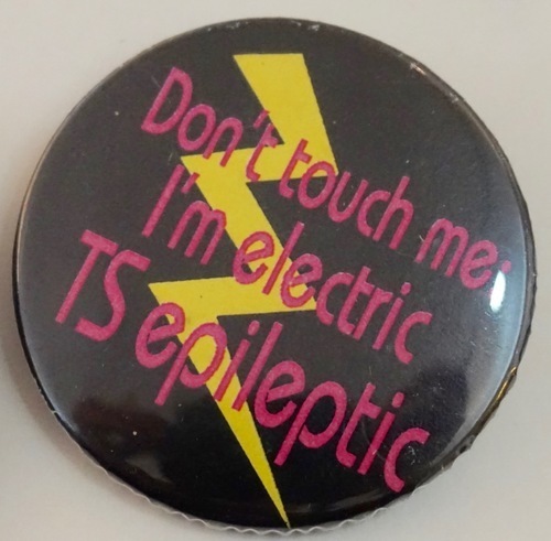 Download the full-sized image of Don't touch me I'm electric TS epileptic
