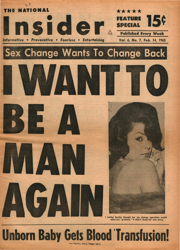 Download the full-sized PDF of Sex Change Wants To Change Back