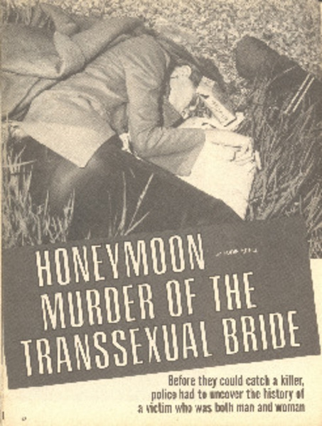 Download the full-sized image of Honeymoon Murder of the Transsexual Bride