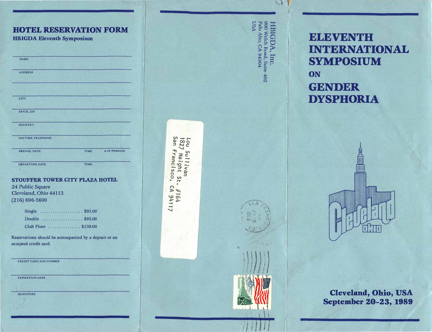 Download the full-sized PDF of Eleventh International Symposium on Gender Dysphoria Brochure