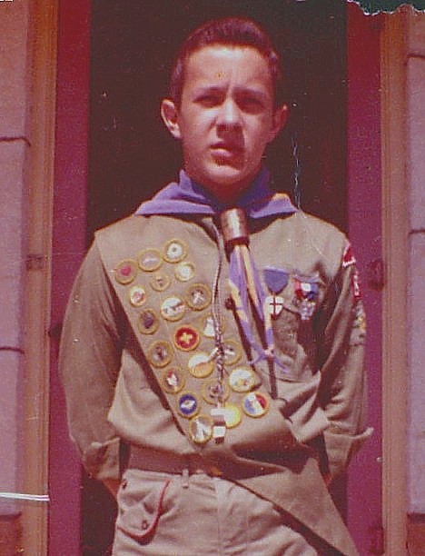 Download the full-sized image of Phyllis Frye in Eagle Scout Uniform