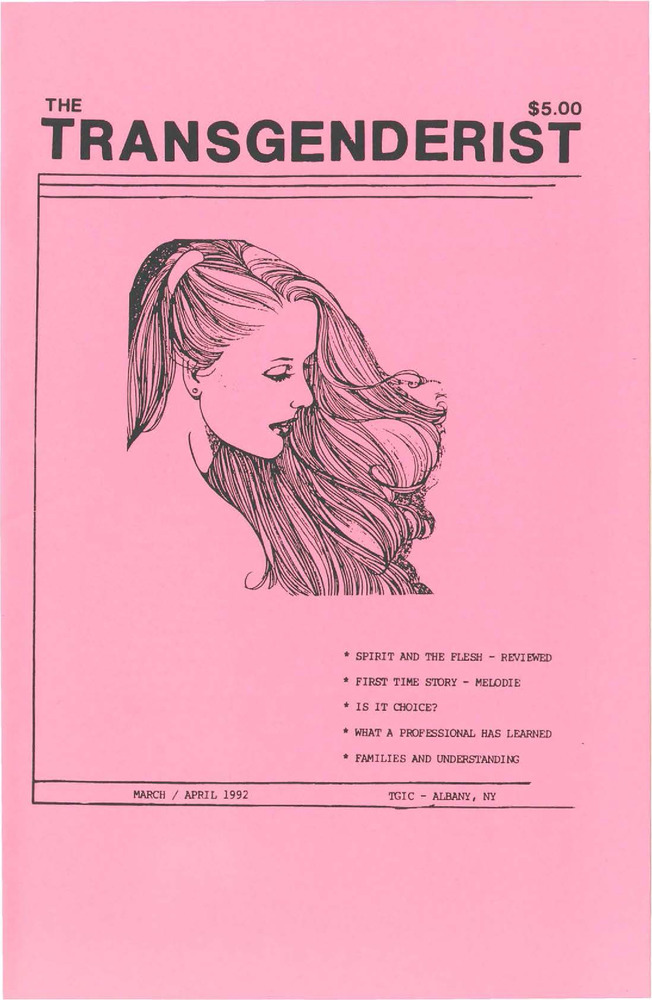 Download the full-sized PDF of The Transgenderist (March-April 1992)