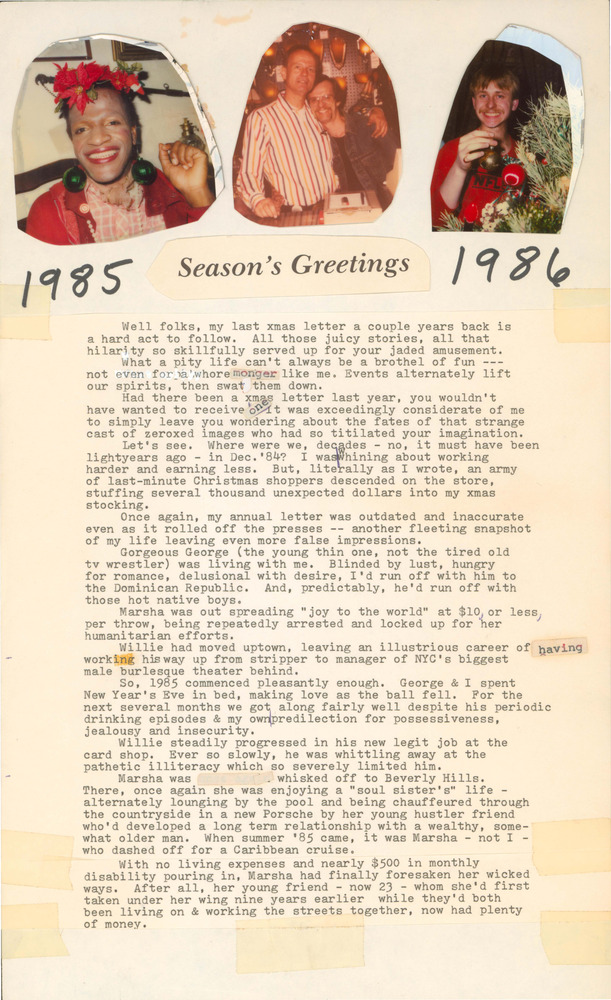 Download the full-sized PDF of 1985 Season's Greetings 1986