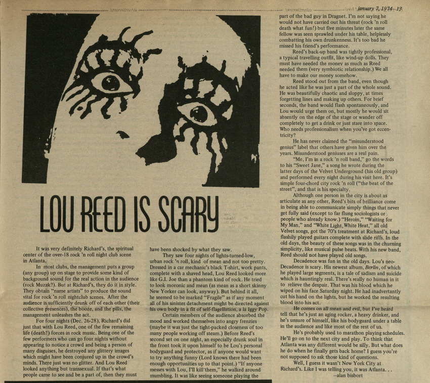 Download the full-sized PDF of Lou Reed is Scary