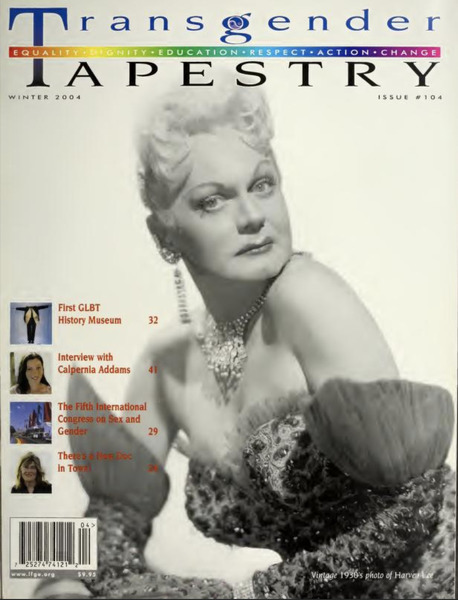 Download the full-sized image of Transgender Tapestry Issue 104 (Winter, 2004)