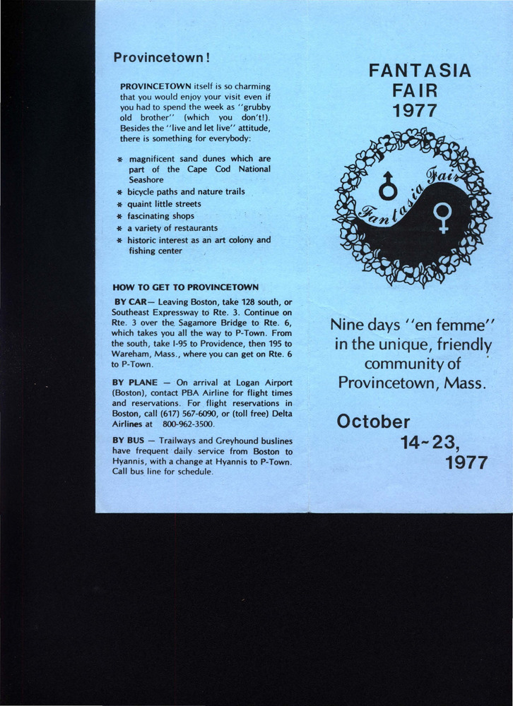 Download the full-sized PDF of Fantasia Fair Brochure (Oct. 14 - 23, 1977)