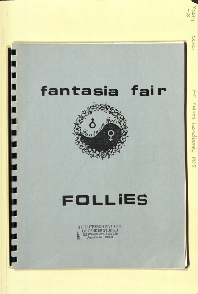 Download the full-sized PDF of Fantasia Fair Follies Handbook (1985)