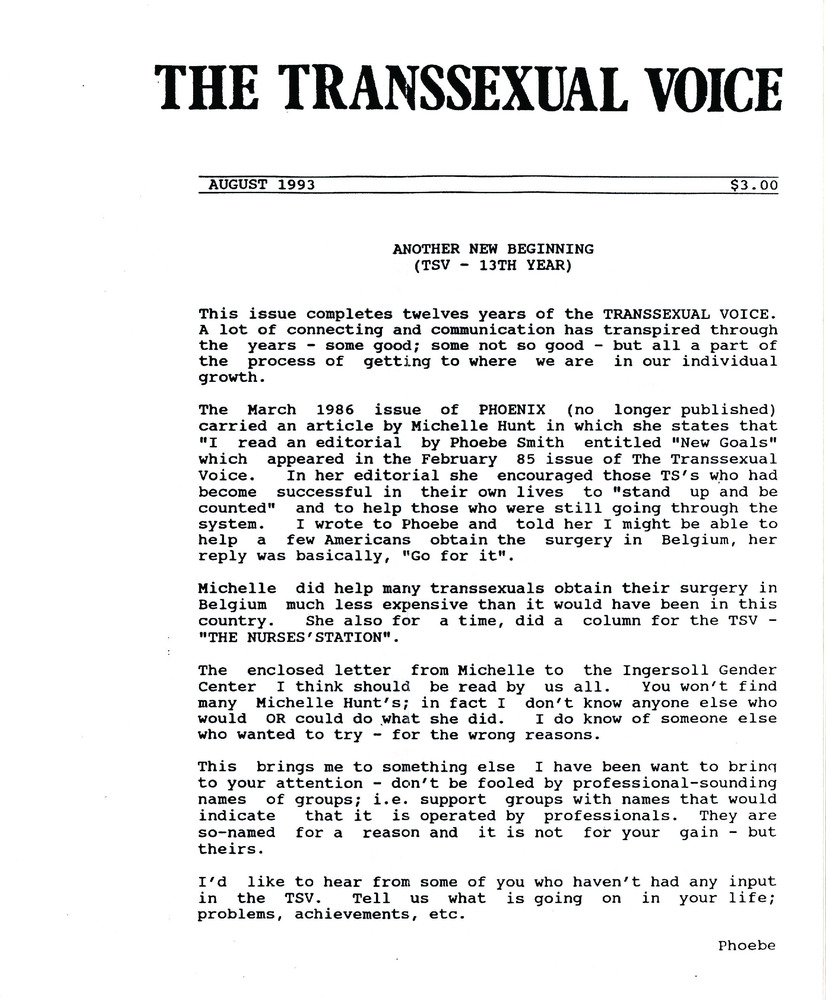 Download the full-sized PDF of The Transsexual Voice (August 1993)