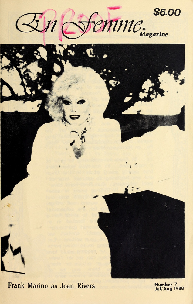 Download the full-sized image of En Femme Magazine No. 7 (Jul.-Aug. 1988)