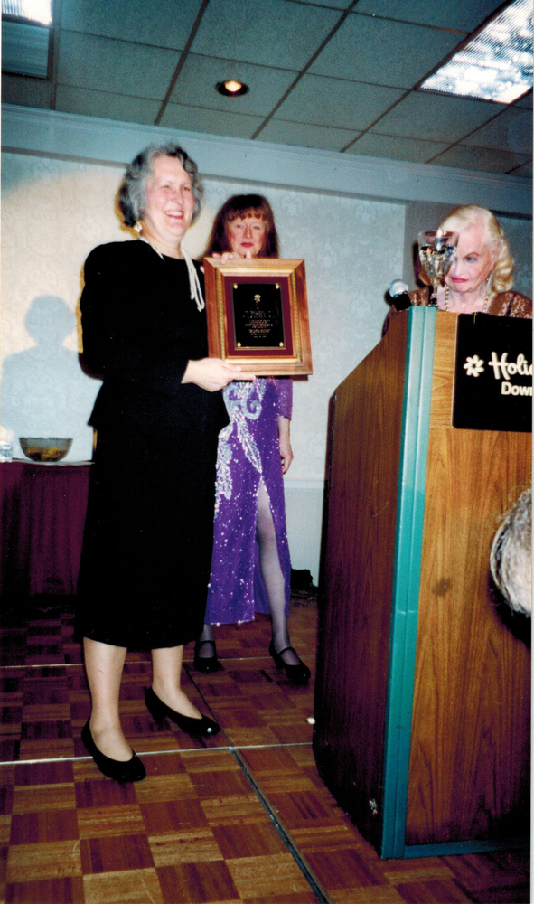 Download the full-sized image of Phyllis Frye Receiving an Award