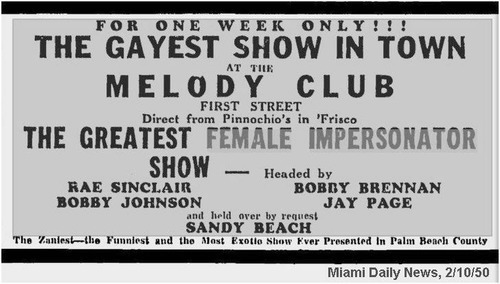 Download the full-sized image of The Gayest Show in Town at the Melody Club