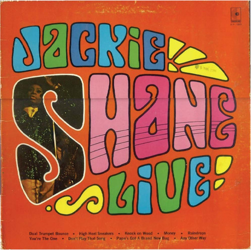 Download the full-sized image of Jackie Shane Live Record Sleeve