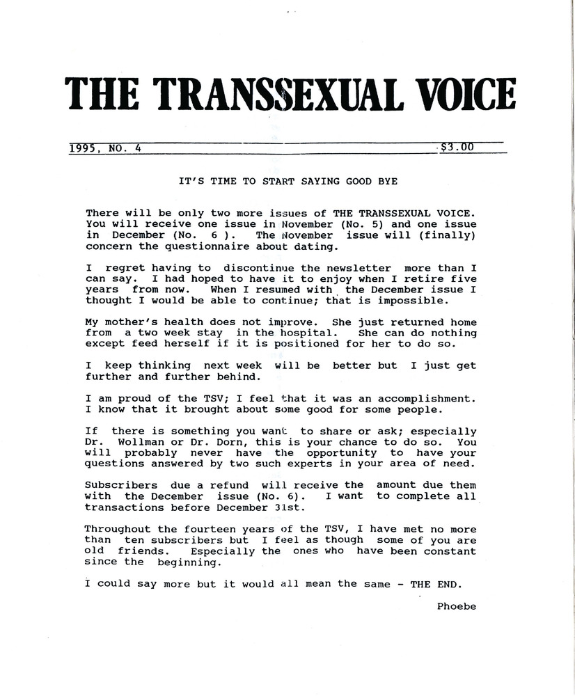 Download the full-sized PDF of The Transsexual Voice No. 4 (1995)