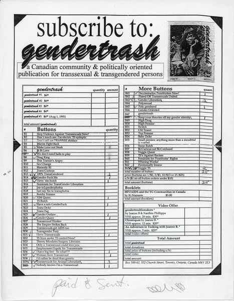 Download the full-sized image of gendertrash Subscription Form
