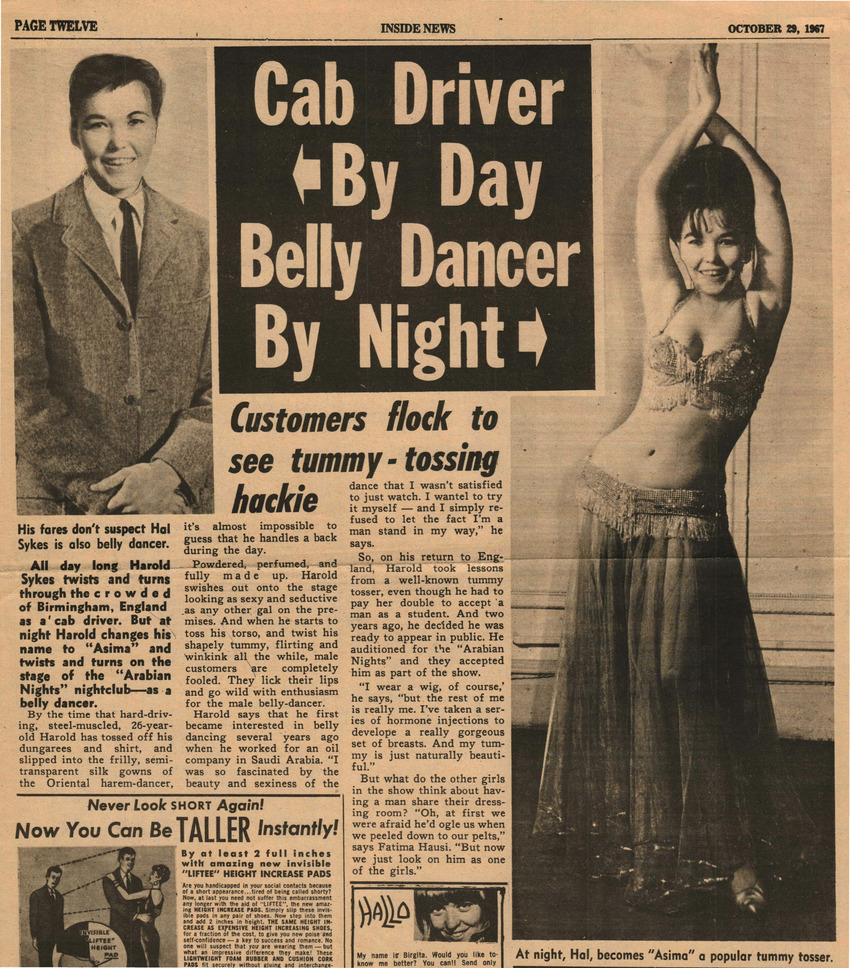 Download the full-sized PDF of Cab Driver By Day Belly Dancer By Night