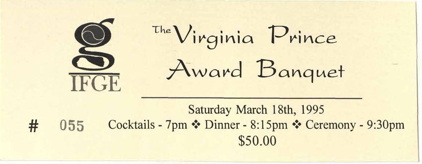 Download the full-sized PDF of The Virginia Prince Award Banquet