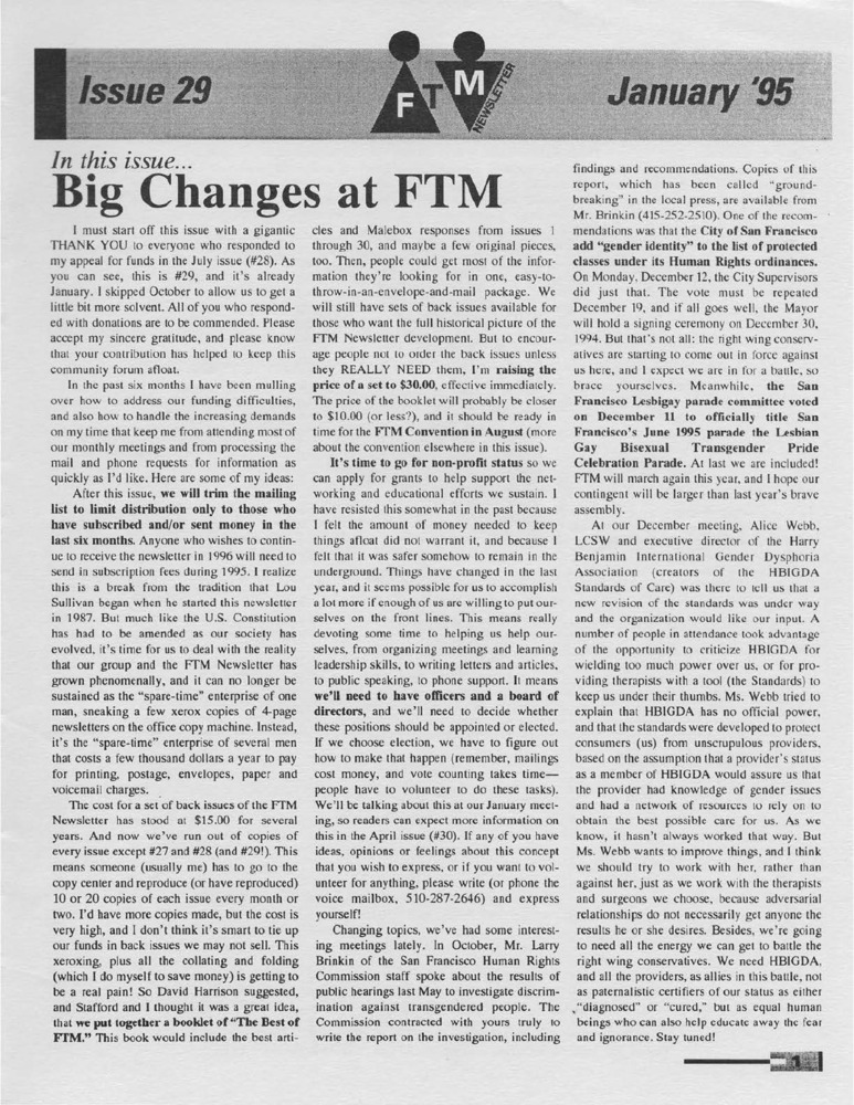 Download the full-sized PDF of FTM Newsletter #29