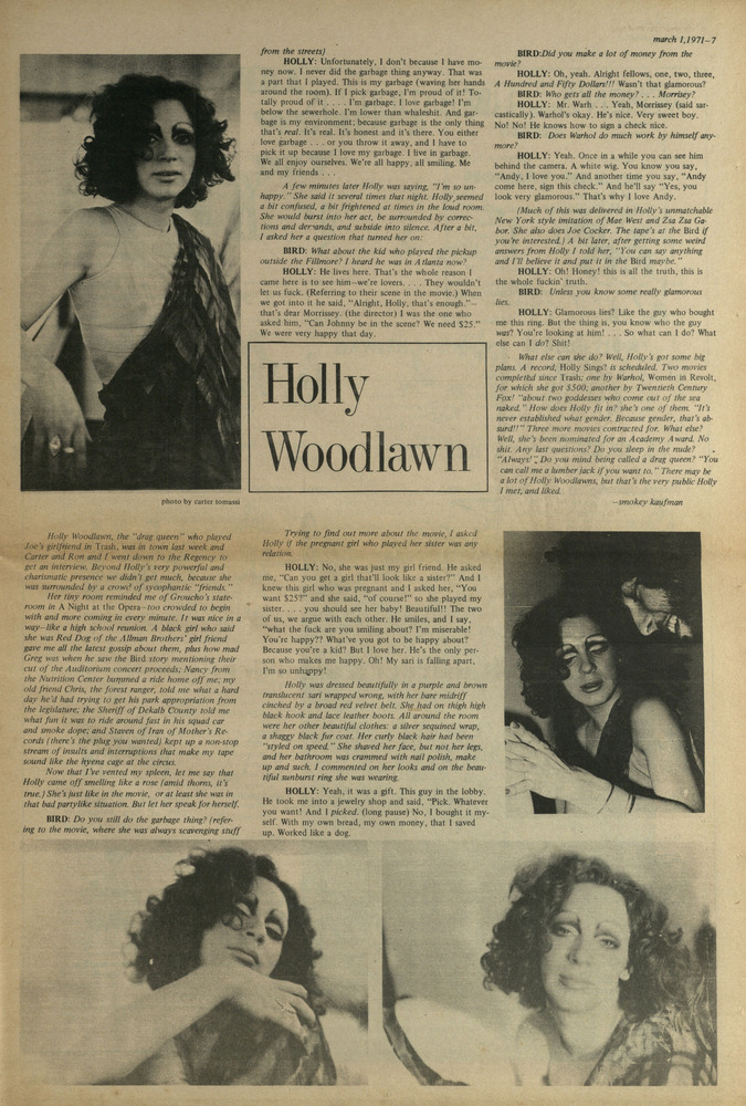 Download the full-sized PDF of Holly Woodlawn