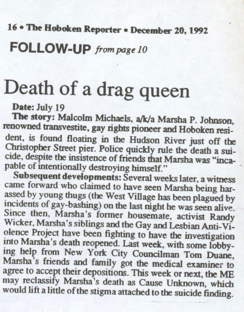 Download the full-sized PDF of Death of a Drag Queen Follow-up
