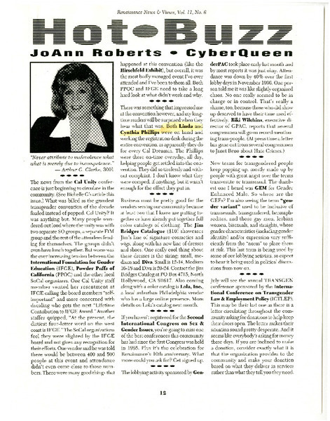 Download the full-sized image of Newsletters and Articles (1991 and undated)