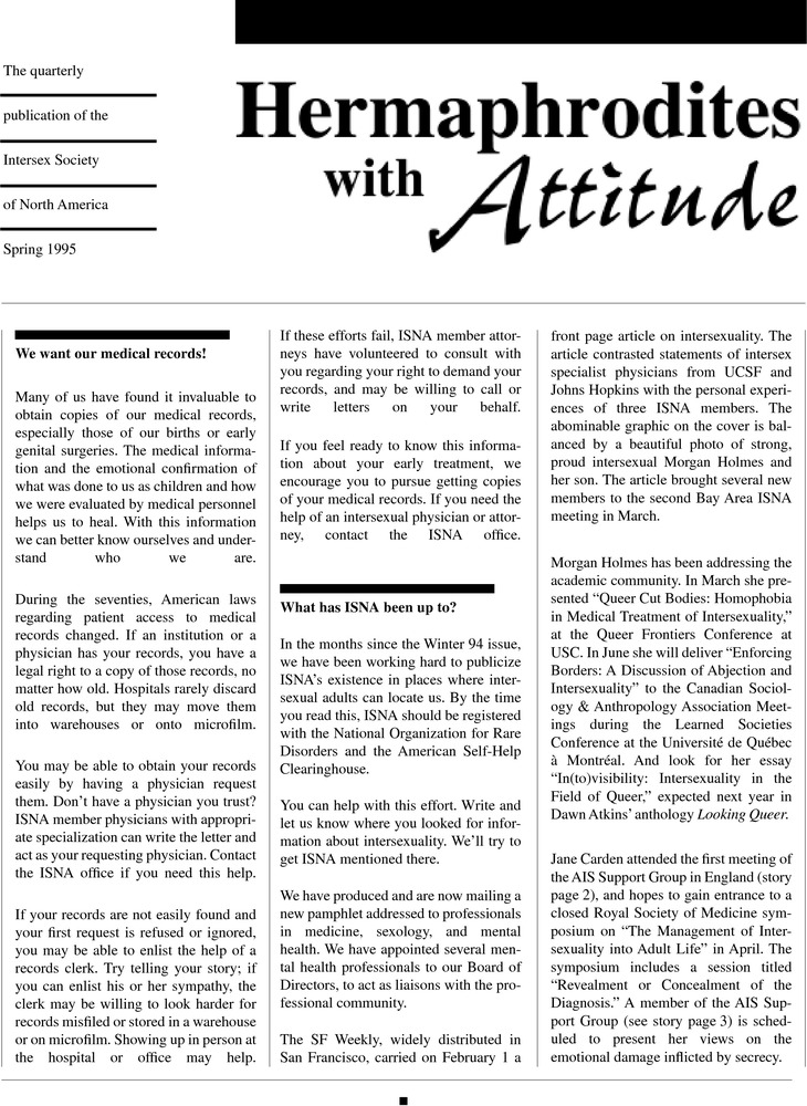 Download the full-sized PDF of Hermaphrodites with Attitude (Spring, 1995)