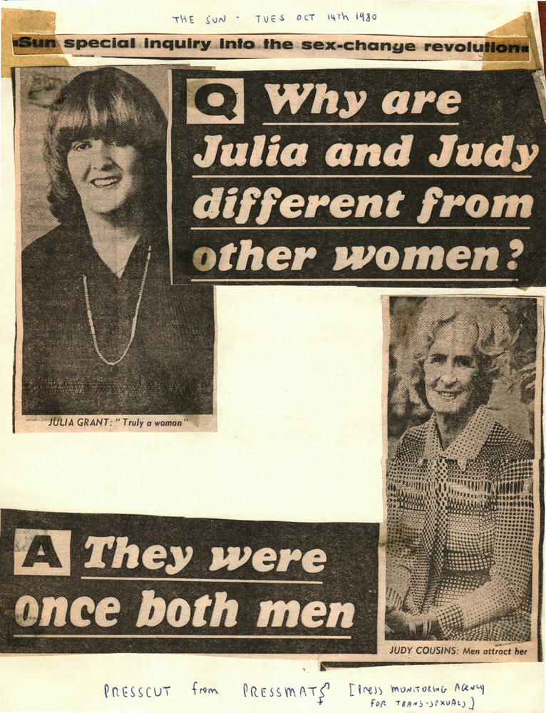 Download the full-sized PDF of Why are Julia and Judy different from other women?