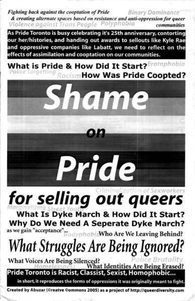 Download the full-sized image of Shame On Pride!