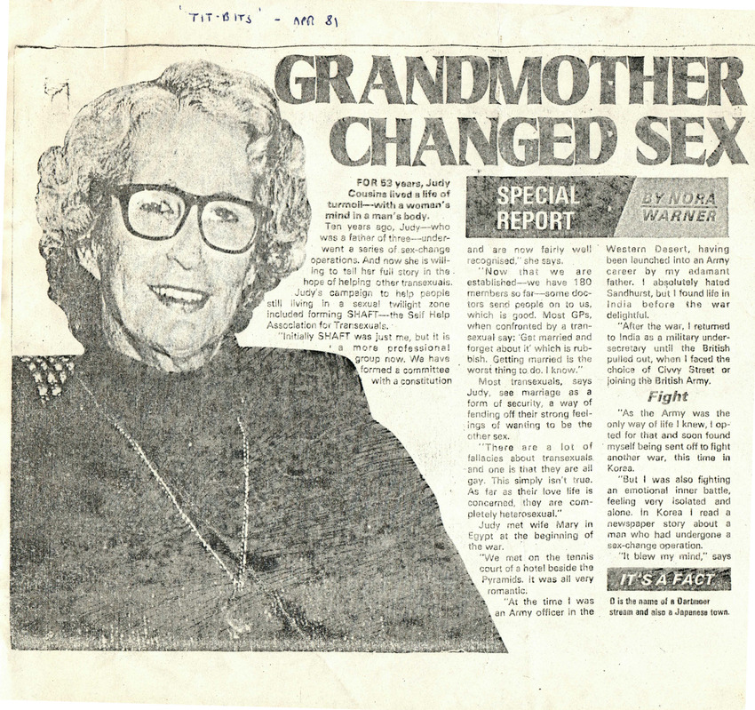 Download the full-sized PDF of Grandmother Changed Sex