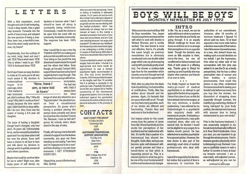 Download the full-sized PDF of Boys Will Be Boys, No. 5 (July, 1992)