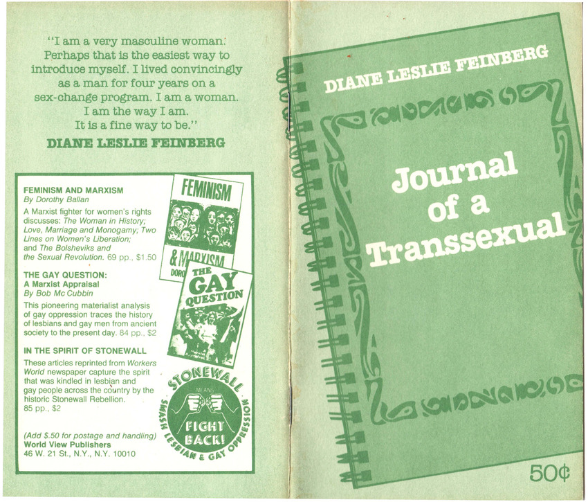 Download the full-sized PDF of Journal of a Transsexual