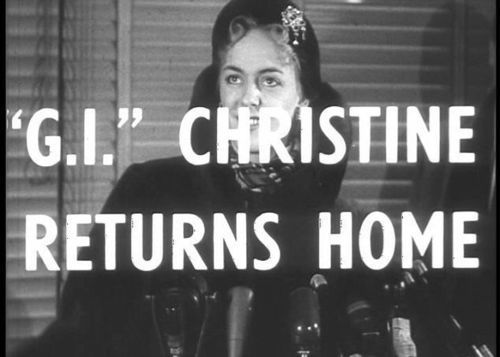 Download the full-sized image of "G.I." Christine Returns Home