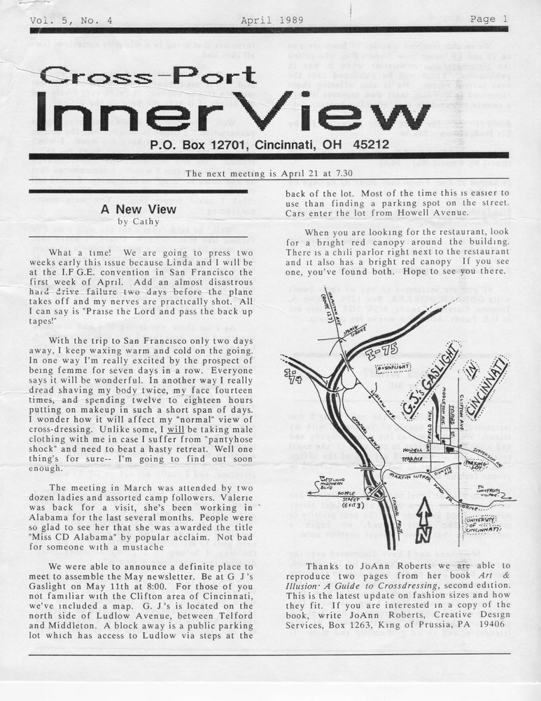 Download the full-sized PDF of Cross-Port InnerView, Vol. 5 No. 4 (April, 1989)