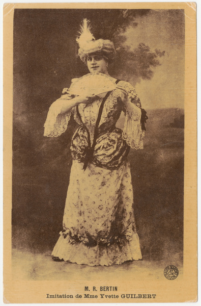 Download the full-sized image of M.R. Bertin - Imitation de Mme Yvette Guilbert