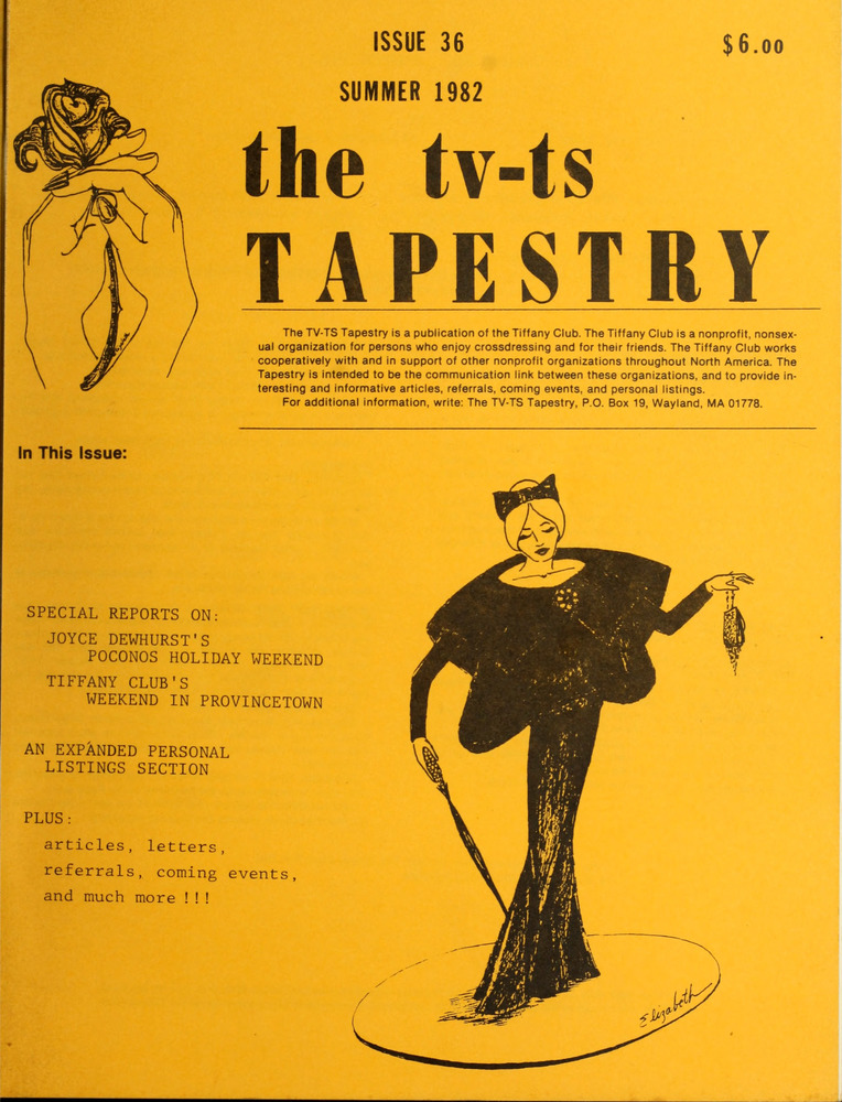 Download the full-sized image of The TV-TS Tapestry Issue 36 (Summer, 1982)