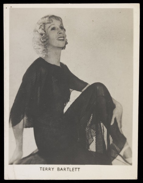Download the full-sized image of Terry Bartlett in drag. Photograph, 193-.
