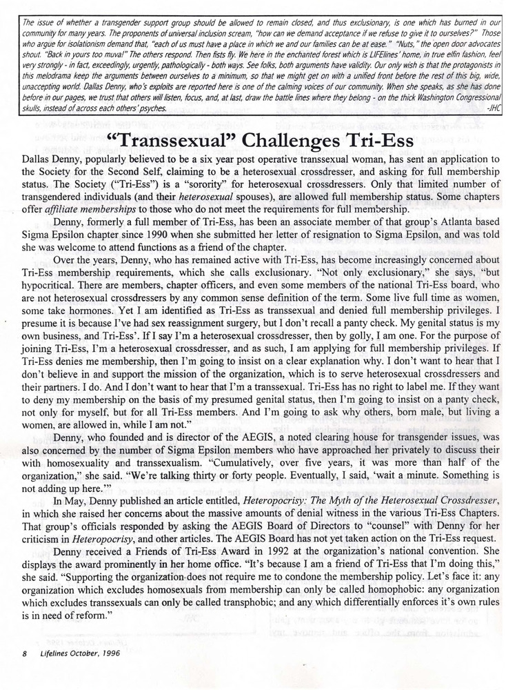 Download the full-sized PDF of "Transsexual" Challenges Tri-Ess