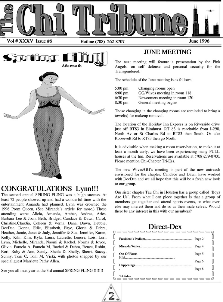 Download the full-sized PDF of The Chi Tribune Vol. 35 Iss. 06 (June, 1996)