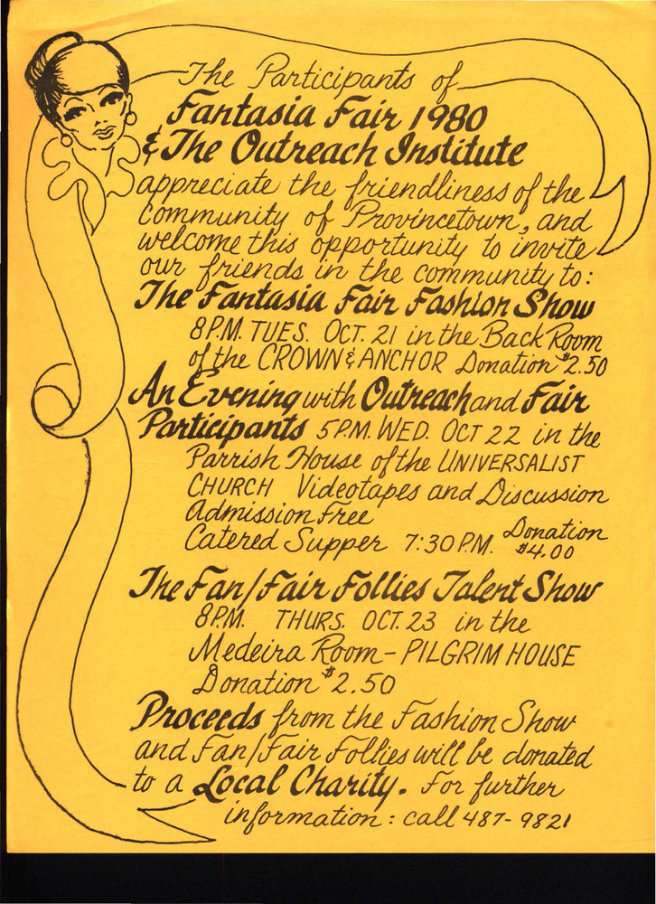 Download the full-sized PDF of Fantasia Fair Invitation to the Public (1980)