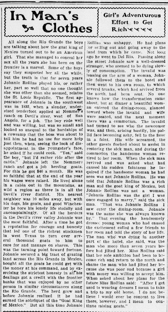 Download the full-sized PDF of In Man's Clothes (The Phillipsburg Mail 1901-03-29)