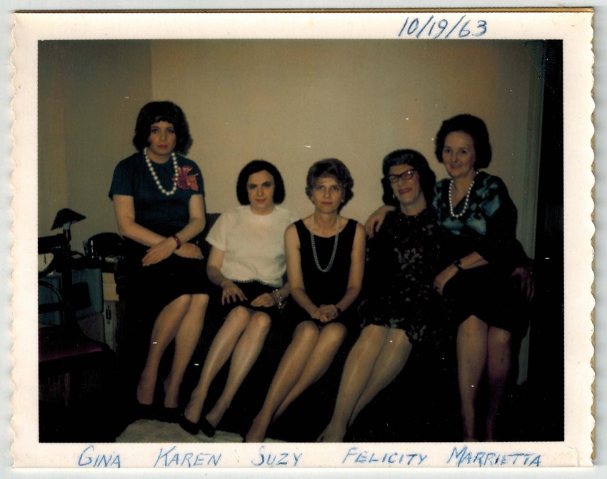 Download the full-sized image of A Photograph of Gina, Karen, Suzy, Felicity, and Marrietta
