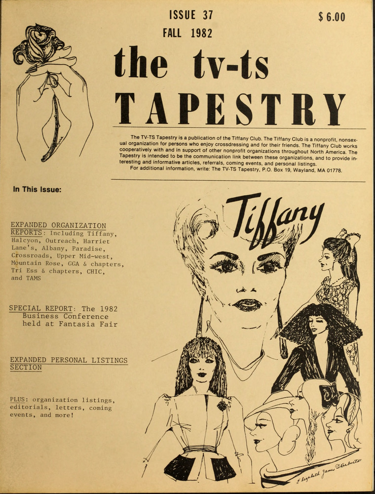 Download the full-sized image of The TV-TS Tapestry Issue 37 (Fall, 1982)