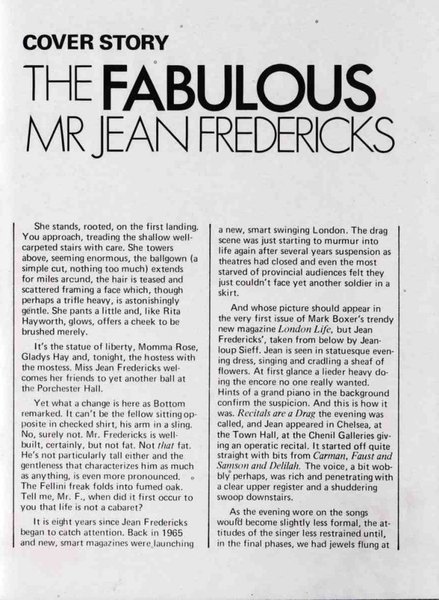 Download the full-sized image of The Fabulous Mr. Jean Fredericks